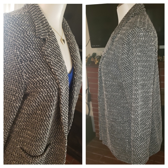 Style & Co. Open Face Pocket Blazer/Cardigan M/P - Picture 7 of 8
